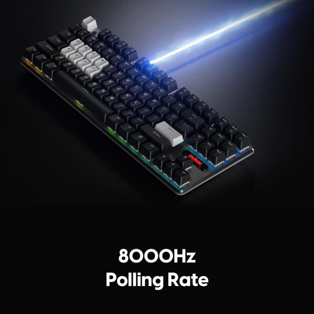 Pulsar Gaming Gears PCMK 2HE TKL ゲーミング キーボード ANSI 英語配列 87キー 磁気スイッチ 8K Polling Rate【国内正規品】