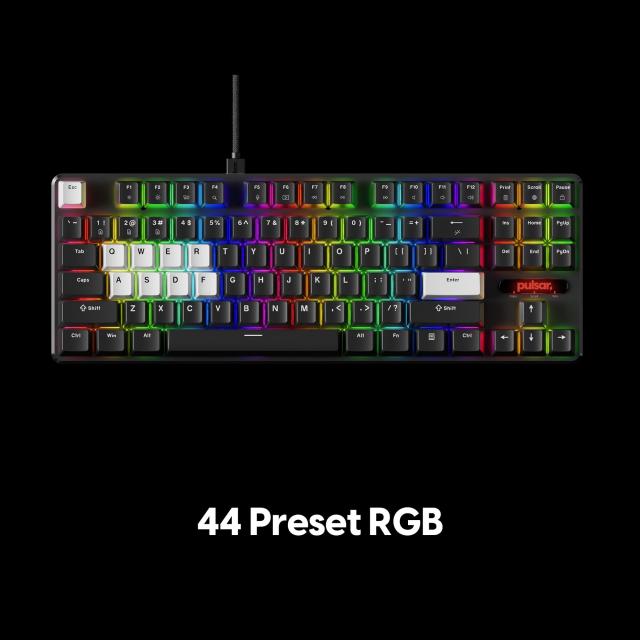 Pulsar Gaming Gears PCMK 2HE TKL ゲーミング キーボード ANSI 英語配列 87キー 磁気スイッチ 8K Polling Rate【国内正規品】