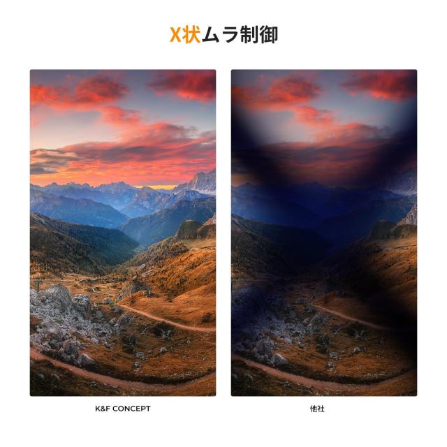 K＆F Concept 43mm TRUE COLOR ND2-ND32＆CPL 可変NDフィルター 黄色被り解消 28層コーティング 撥水撥油キズ防止（NANO-X）_3