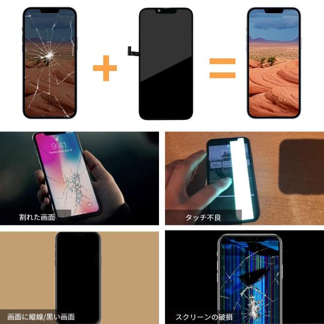 bokman for iPhone 13 Pro Max 液晶パネル FHD ディスプレイ 画面修理