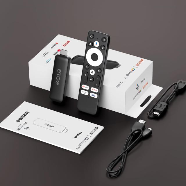 ETOE Google TV ボックス、Netflix 認定、ストリーミング メディア