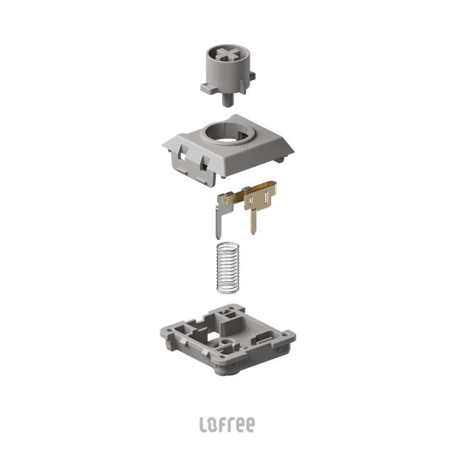 Lofree Hades ロープロファイル POMスイッチ 40g リニアタイプ (Flow