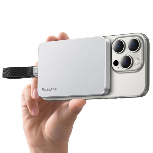 ORICO BookDrive 1TB 外付けSSD magsafe対応 PD100W充電 ノートPC・iPhone 16/15・USB-Cスマートフォン・タブレット用 マグネット式 ポー_6