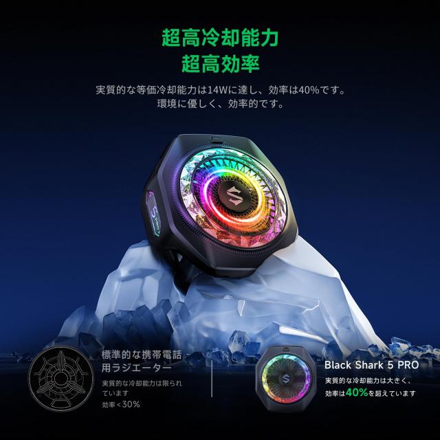 【極美品】Black Shark 5 日本モデル 冷却ファンセット Amazon.co.jp: Black Shark FunCooler 5 磁気式 スマホ 冷却 散熱器