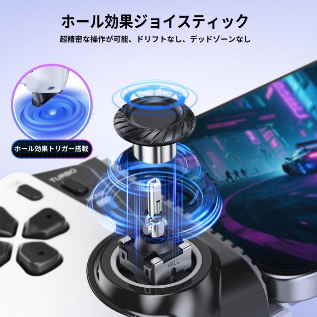 Elekasumi スマホコントローラー ワイヤレス iPhone/AndrNA Elekasumi スマホコントローラー【Switch1/2/OLED/iPhone/iPad Mini