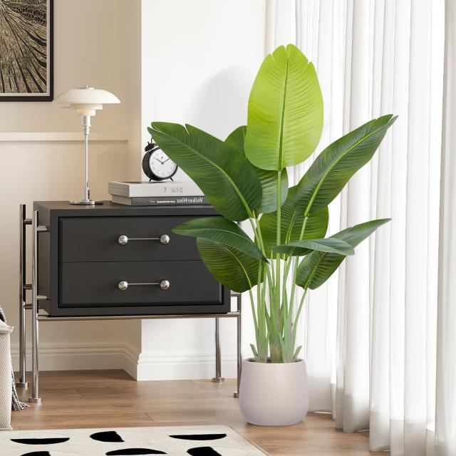 Keeplush フェイクグリーン 120cm グリーン 人工観葉植物_4
