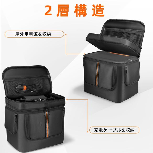 Jackeryポータブル電源1000(ソフトケース付き) ポータブル電源 収納バッグ Jackery Explorer 1000 v2に適合して