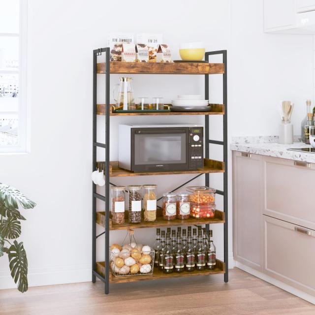 ラック キッチンラック 棚 おしゃれ 収納ラック オープンシェルフ 本棚 幅60 HCHQHS ラック キッチン 棚 おしゃれ 収納 オープンシェルフ 本棚 幅80