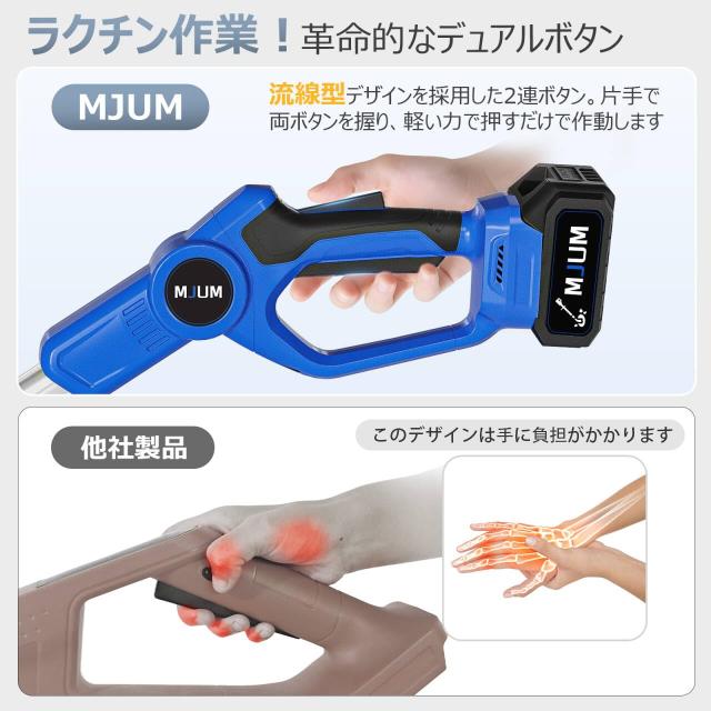 充電式草刈り機【2025年新登場・刈刃径255mm・高さ5段調節タンクホイール＆サイド補助輪付き】1台4役 21V コードレス電動草刈機 電量表示_1
