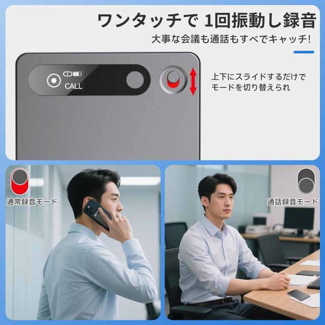 Fohil AIボイスレコーダー 自動文字起こし 64GB Whisper版AIモデル 