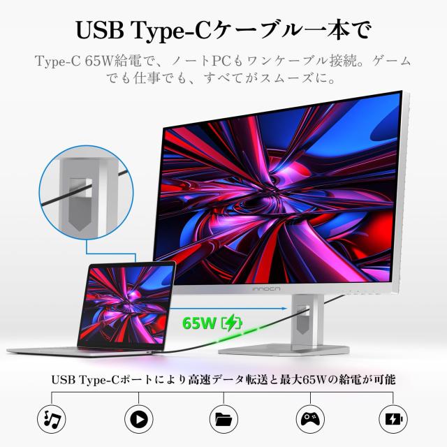 INNOCN 32インチ ミニLED 4K ゲーミングモニター, UHD@160Hz モニター