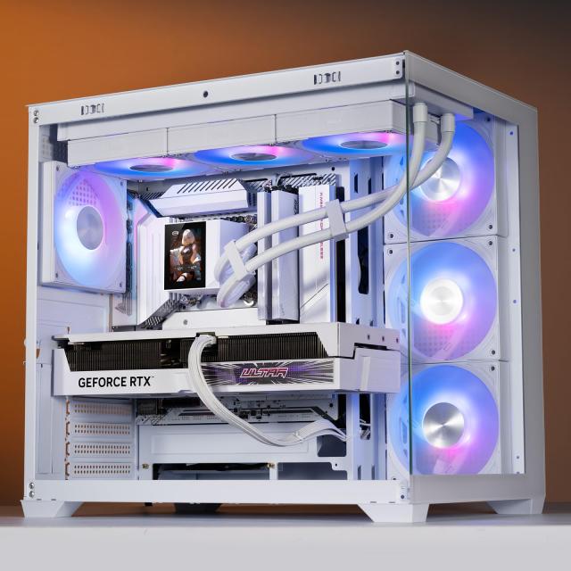 PCCOOLER CPUクーラー液体冷凍庫、360mm AIO液体冷却、高性能ポンプ、2.4インチIPSディスプレイ、CPS ARGB水冷、静音F5 R120ファン付き(D_8