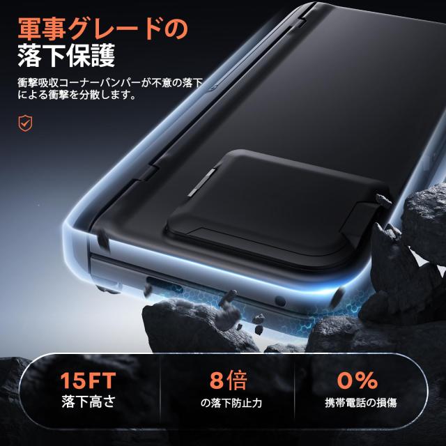 TONGATE マグネティック for Pixel 10 Pro Fold ケース、ガラススクリーンプロテクター付き、[MagSafe対応] [カメラカバー＆ヒンジ保護付_6