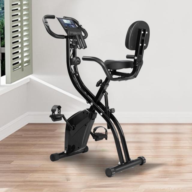 ジェアンケ フィットネスバイク 静音 折りたたみ機能付き 背もたれ付き