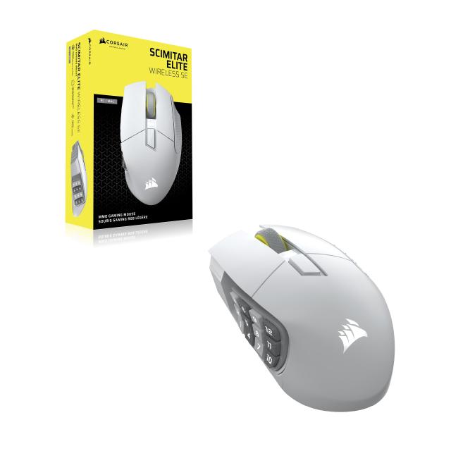 CORSAIR SCIMITAR ELITE WIRELESS SE MMOに最適な多ボタンのワイヤレス