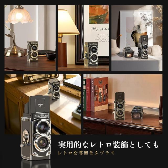 レトロカメラ トイカメラ 大人向け 1080P 写真・動画機能 12MPオート 