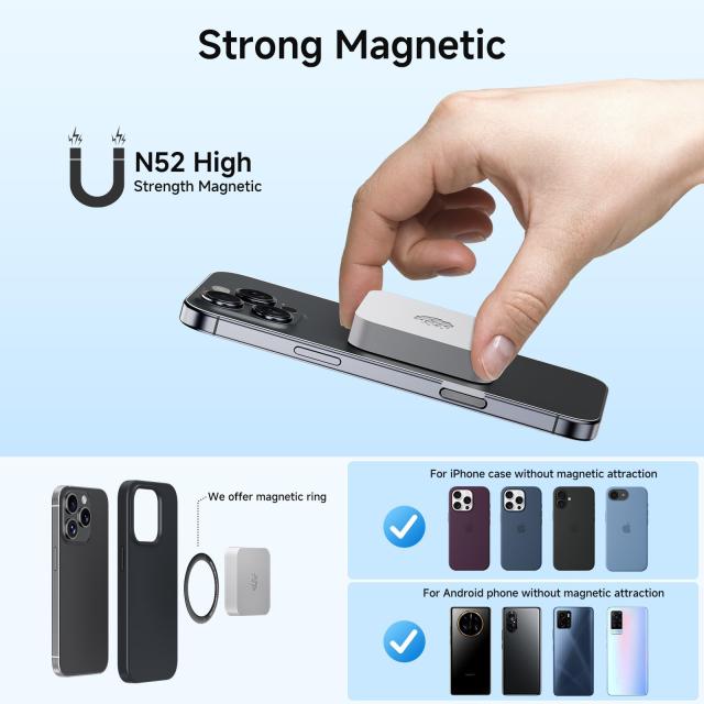 【マグネット式超小型】Fanxiang magsafe外付けSSD 高速ポータブルSSD 最大500MB/s 軽量 携帯便利 高耐久 放熱設計 データ暗号化 ハード_1