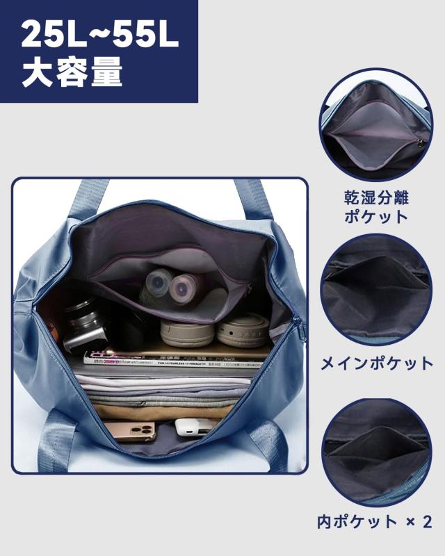 Arxus] キャスター付きボストンバッグ carry on luggage キャリー