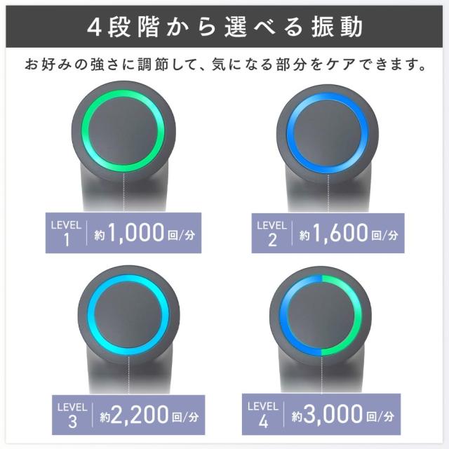 【Amazon.co.jp限定】アイリスオーヤマ 2wayタイプ 可変式 背中 MiCOLA ビューティーケアガン＋ BCG-AZ02-H ダークグレー_4