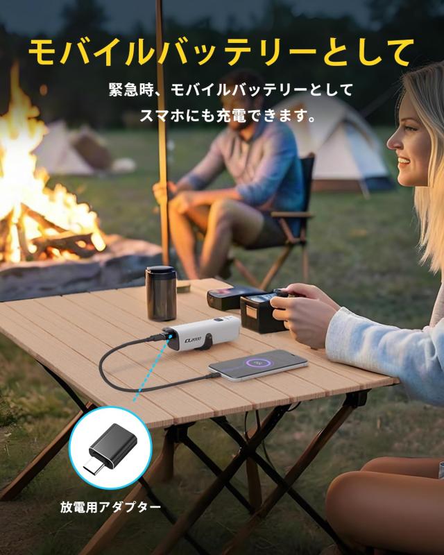 TOWILD CL2000 銀輪ともし火 2000lm USB-C申し受ける IPX6雨合羽