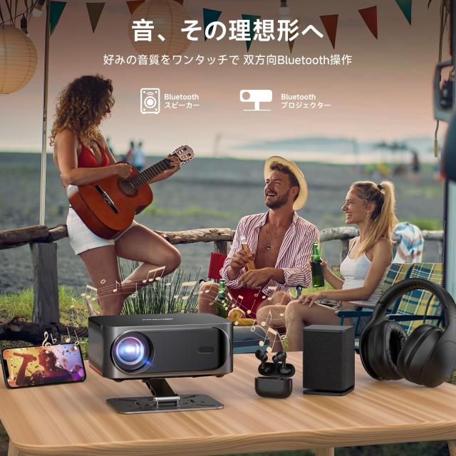 iSinbox プロジェクター 家庭用 小型 プロジェクター 天井 1200ASNI 高