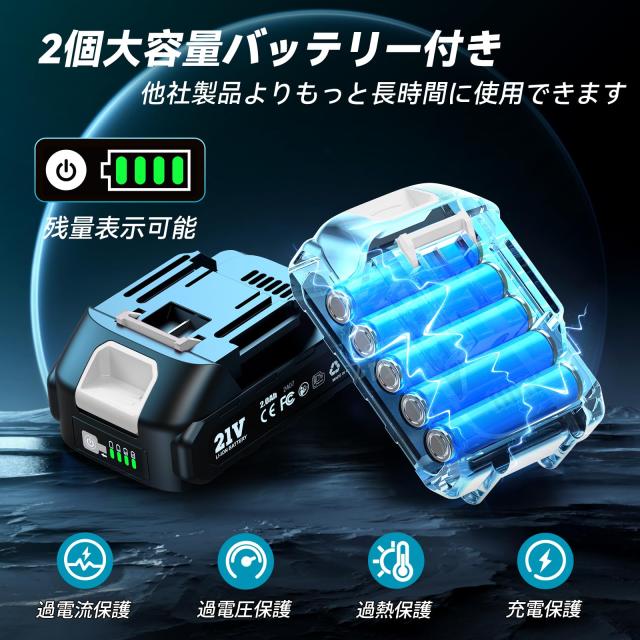 SEESII ヘッジトリマー 充電式 電動 芝生バリカン 1台2役 剪定トリマー