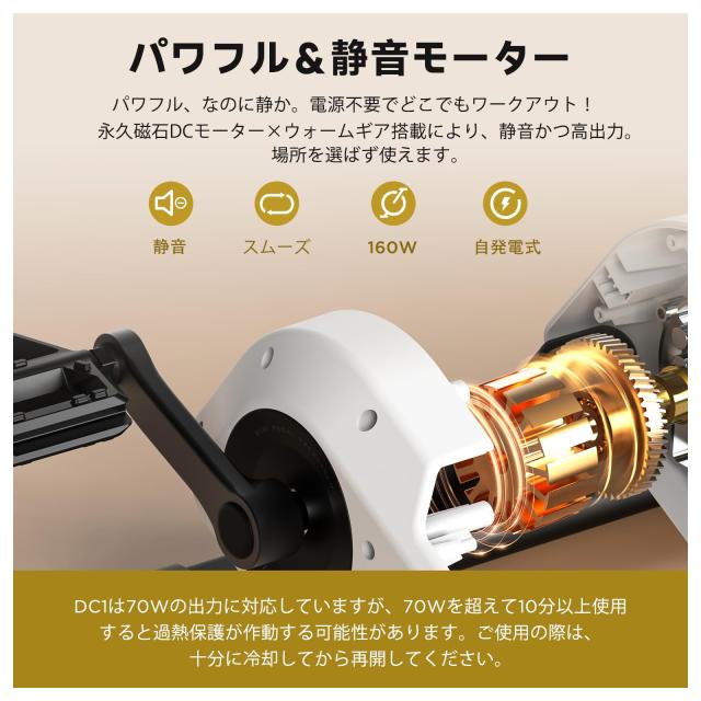 CYCPLUS フィットネスバイク DC1 エアロマグネティックバイク 自家発電