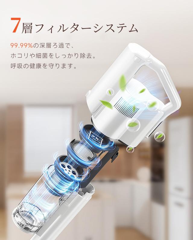 掃除機 コードレス【業界初、自動ゴミ収集ドック、ゴミがわかる