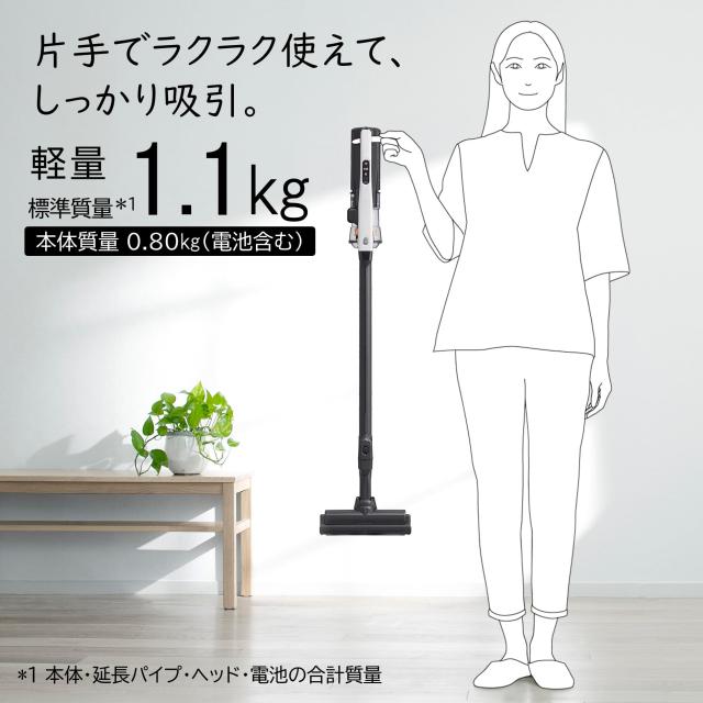 日立 掃除機 コードレス スティッククリーナー PV-BL1C4 W ホワイト 