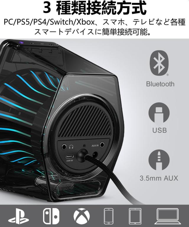 Edifier（エディファイア）G2000 Pro 64W ゲーミングスピーカー 2.0ch