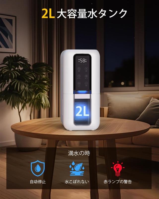 Boweer 除湿機【凝縮＆物理吸湿の二重技術】無電源除湿ボックス装備 