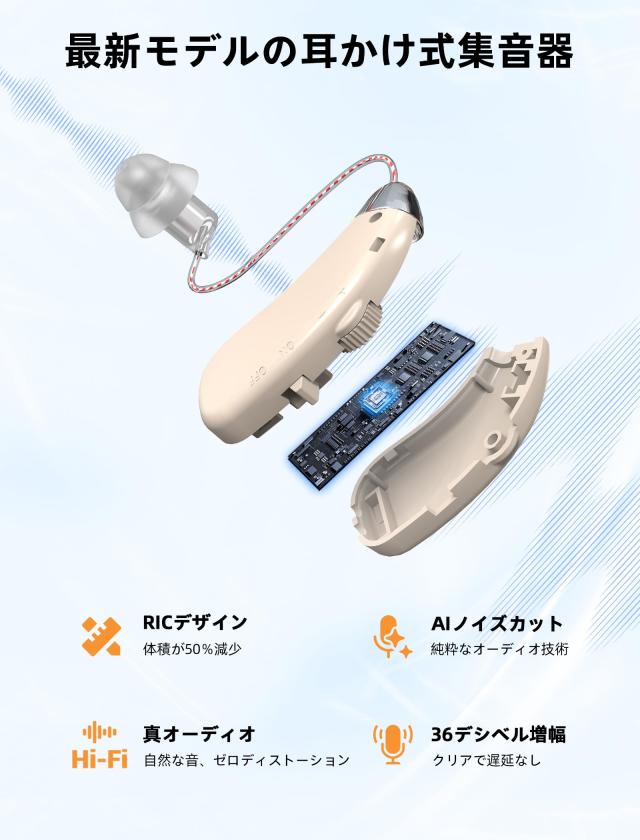 2025年最新モデル・簡単操作】Bigprot 楽ちんヒアリング 充電式集音器