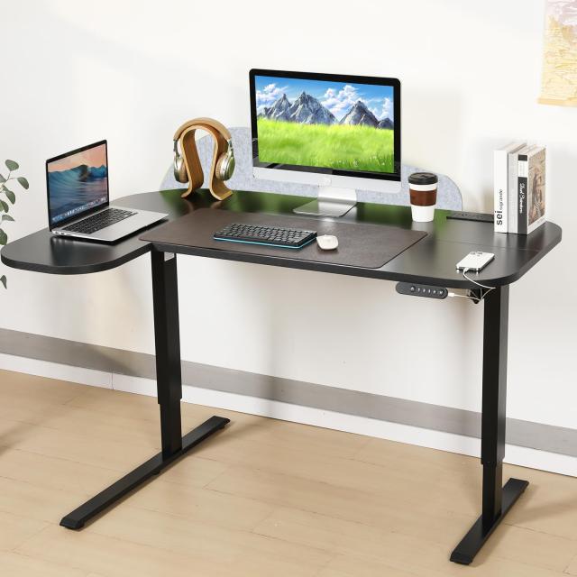 Radlove 昇降デスク L字 電動 パソコンデスク 幅150CM＊奥行き100CM