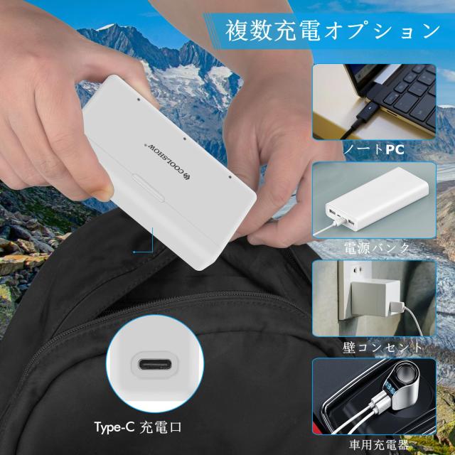 COOLSHOW DJI Osmo Action 6 5 Pro 4 3 バッテリー Osmo360 バッテリー 3個 2100mAhとOsmo Action 6/5 Pro/4/3 充電器 Type C充電ポート