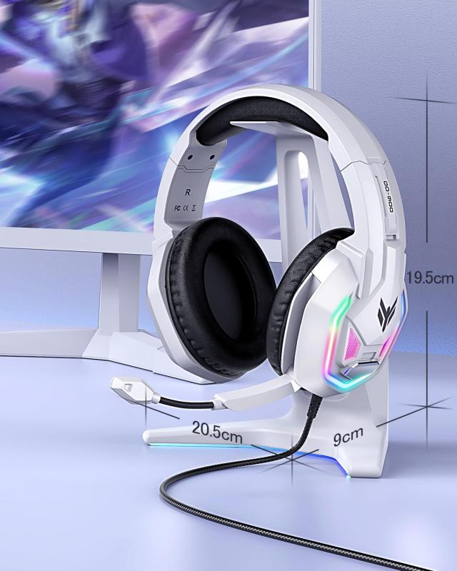 ノイズキャンセリング ゲーミングヘッド ヘッドフォン マイク付き