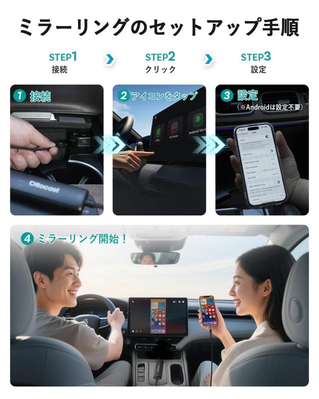 オットキャスト ミラータッチ OTTOCAST Mirror Touch オットキャスト