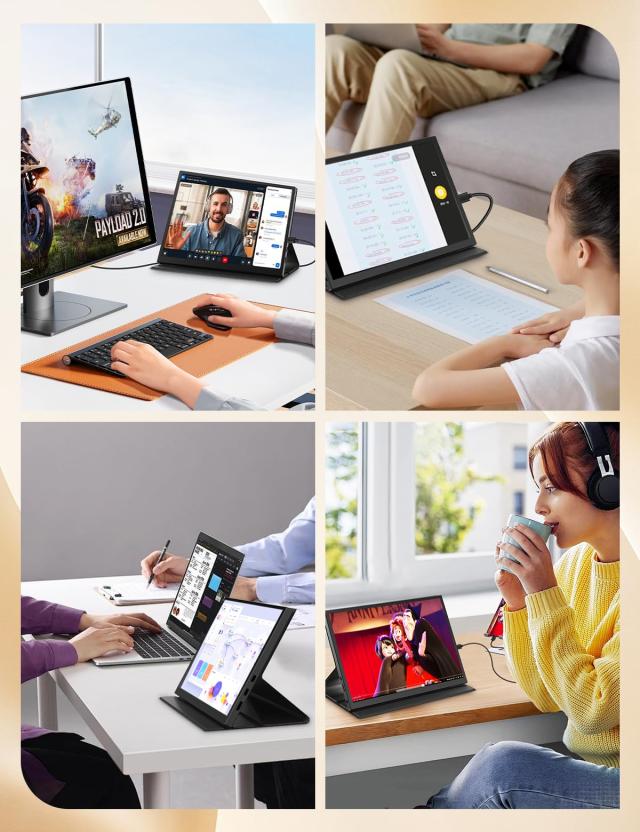 Laptomo モバイルモニター 10.5インチ 1920×1080 FHD ポータブルディスプレイ 薄型 サブモニター軽量 モバイルディスプレイ マグネット_5