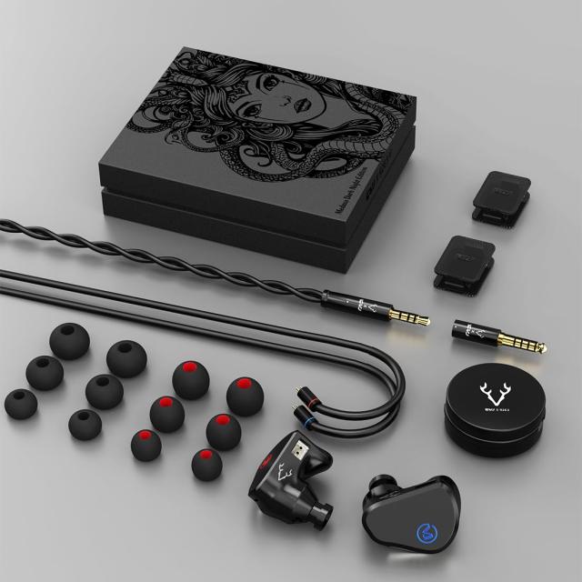 CVJ Medusa 10mm デュアルマグネット イヤホン