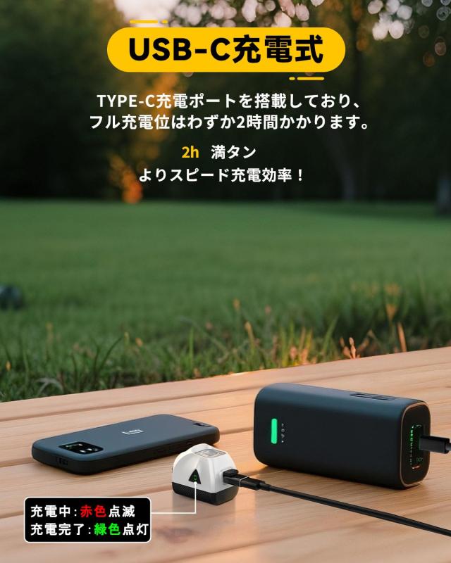 TOWILD DL1200S 自転車 ライト 1200ルーメン 3200mAh大容量 吊り下げ式 自動点灯 消灯 USB-C充電式_3