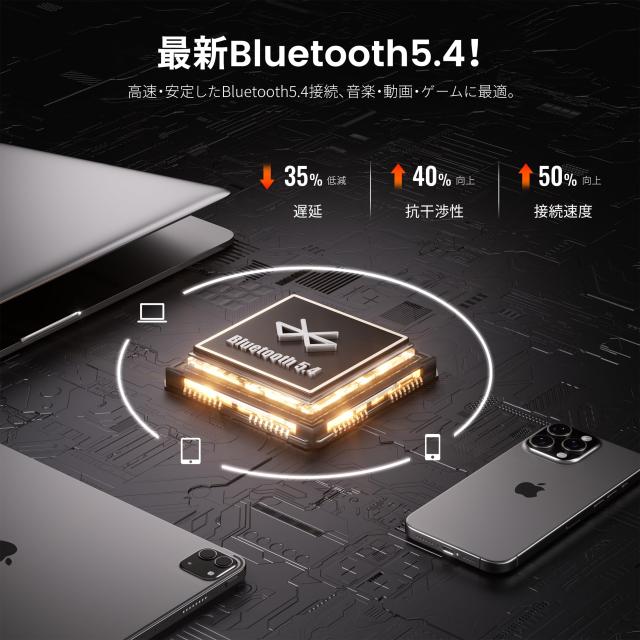 【業界初 15°後傾式スピーカー＆最新Bluetooth5.4対応】 kstime PCスピーカー バスレフ低音強化 ゲーミングスピーカー Hi-Fiステレオ 有_3