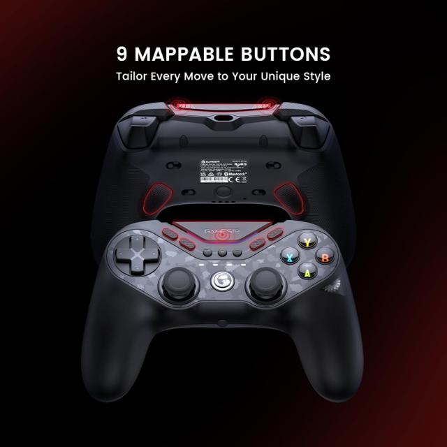 GameSir Tarantula Pro ワイヤレスゲームパッド, TMRジョイスティック搭載, 9個マッピングボタン, ホールエフェクトトリガー, RGBライテ GameSir Tarantula Pro ワイヤレスゲームパッド, TMRジョイスティック搭載, 9個マッピングボタン, ホールエフェクトトリガー, RGBライテ