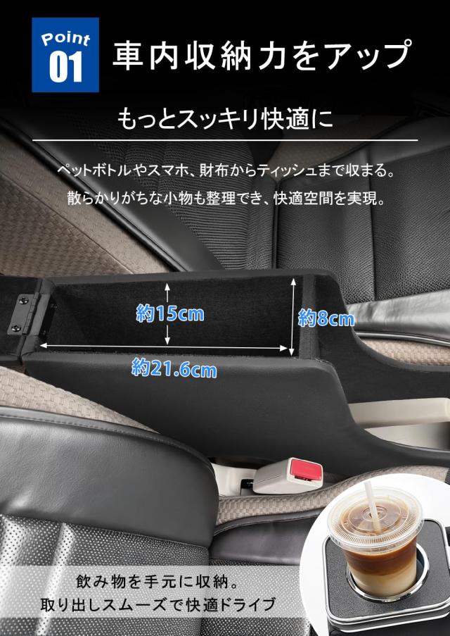 スズキ エブリイワゴン DA17V/DA17W 専用 コンソールボックス 車内収納 