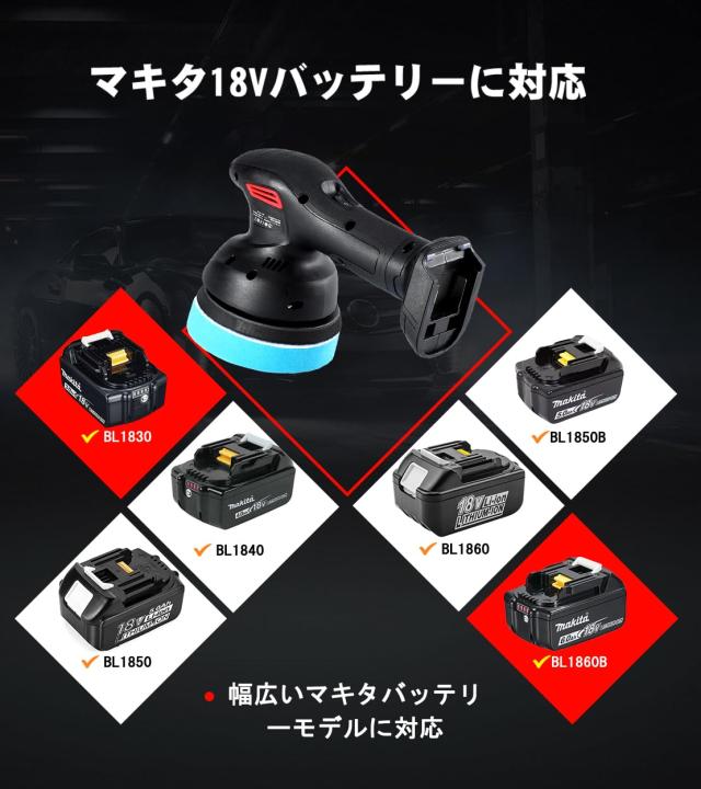 ZOTA ポリッシャー 車，125mm ダブルアクション ポリッシャー