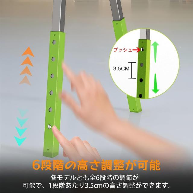 2台ソーホース 折りたたみ1200kgの耐荷重 高さ調節6段階可能 作業台 木工作業台 テーブル ソーホースセット DIY 木材のこぎり台 高さ72.6_5