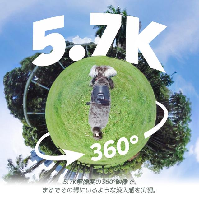 AKASO 360 クリエイターコンボ版 256GB SDカード付き 360度カメラ