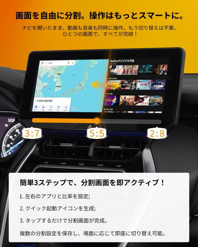 2025年新登場・技適認証済】YolanAuto CarPlay AIボックス Android 13