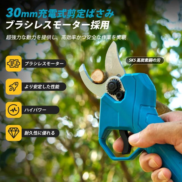 【2025新型】SEESII たかえだ電動チェーンソー 高枝切り電動バサミ ポールヘッジトリマー 電動芝生バリカン 1台7役 着脱伸縮式 無段階調_5