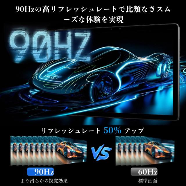 【三年保証 8インチ 90Hz sim対応 LTEモデル】Blackview ZENO1 android15 タブレット 18GB+256GB+2TB TF拡張 6000mAh+急速充電 T615 8コ_3