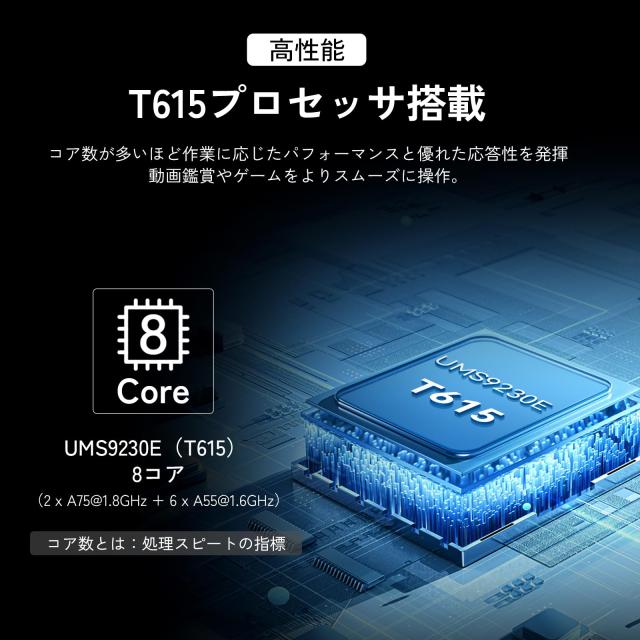 【三年保証 8インチ 90Hz sim対応 LTEモデル】Blackview ZENO1 android15 タブレット 18GB+256GB+2TB TF拡張 6000mAh+急速充電 T615 8コ_6