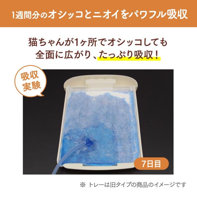 ニャンとも清潔トイレ [3つの脱臭成分で強力脱臭] 脱臭・抗菌シート 複数ねこ用 20枚×3個 [猫用システムトイレシート (ケース販売)_3